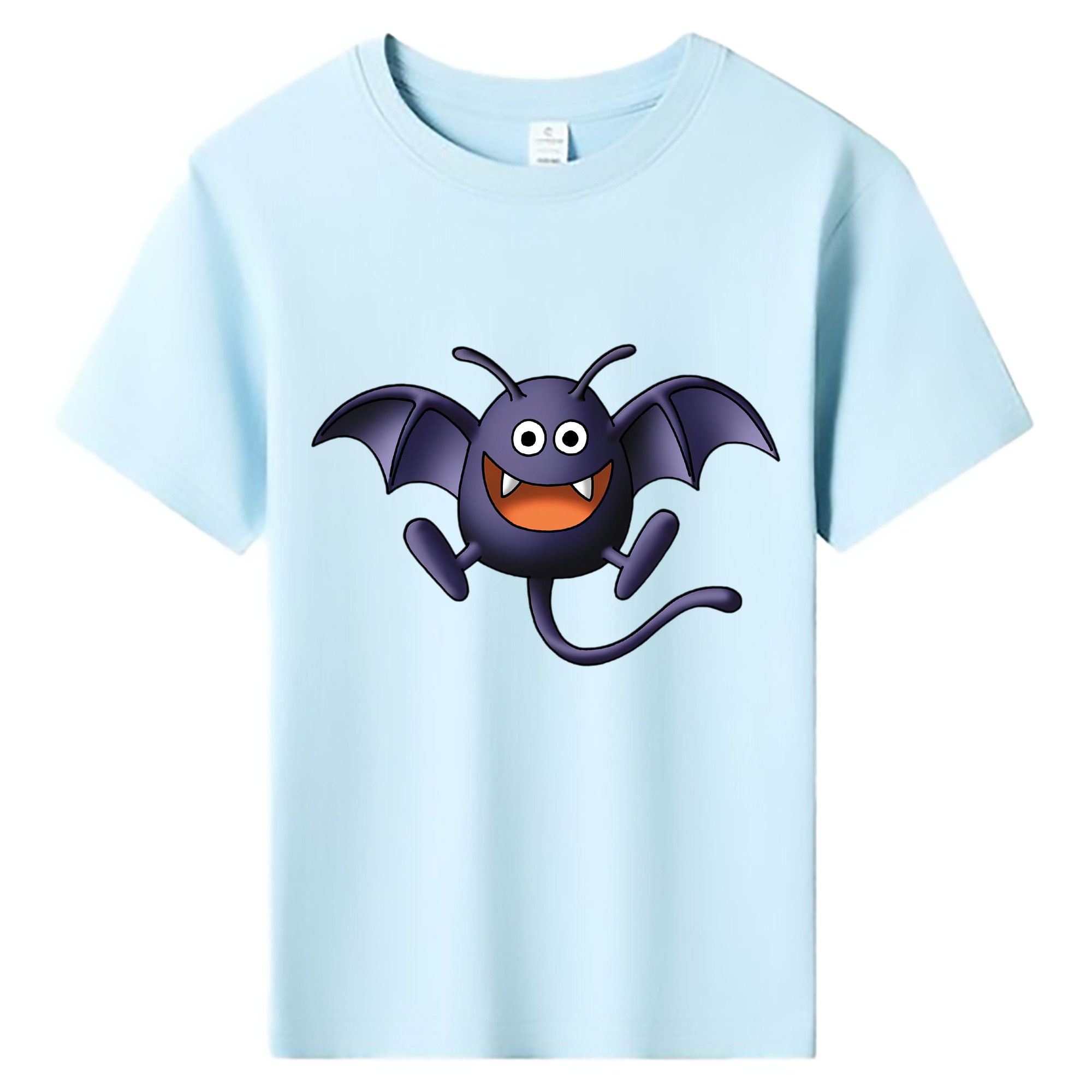 （画像用） ドラゴンクエスト Doragon Kuesuto Dragon Quest 綿100％キッズTシャツ（フロントプリント）